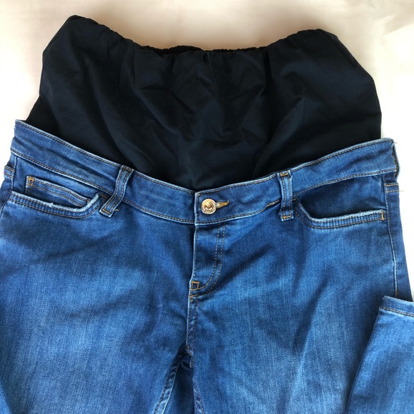 Zara premium skinny Mommy Fit maternity jean L - Picture 3 of 6